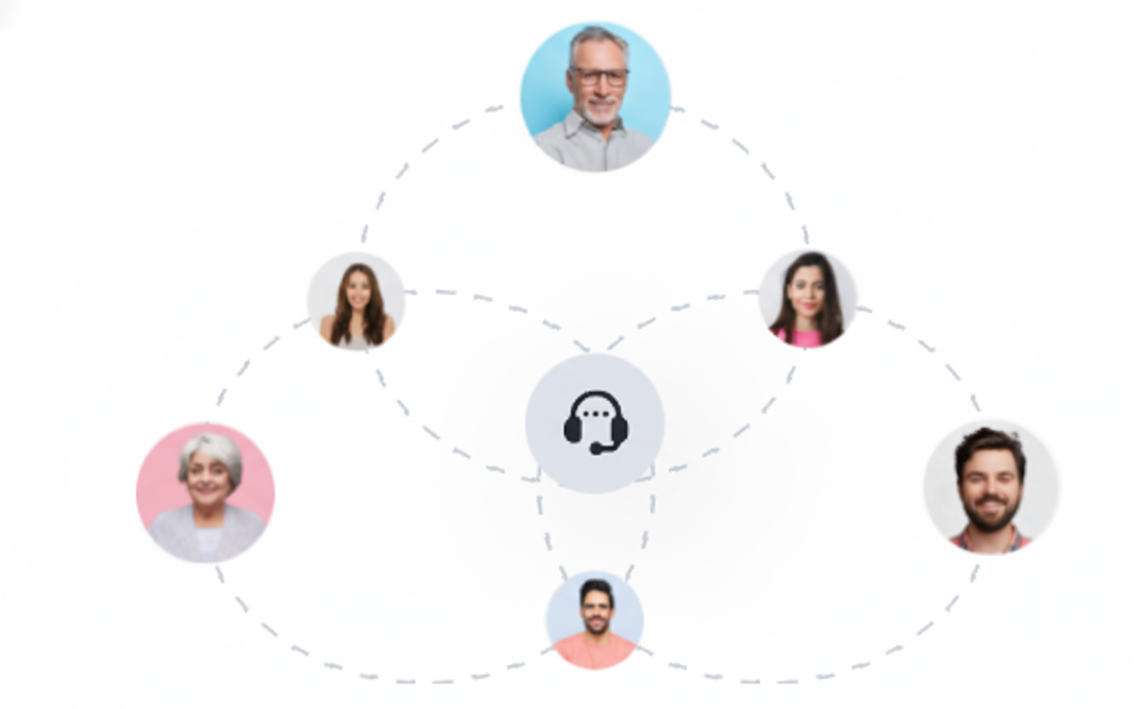Graph showing performance and scalability of concurrent AI voice calls